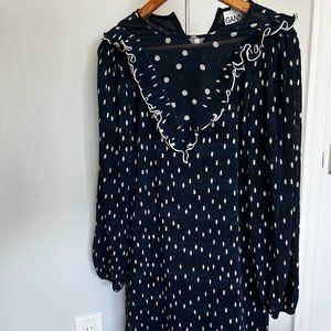 Polka Ganni Short Dress